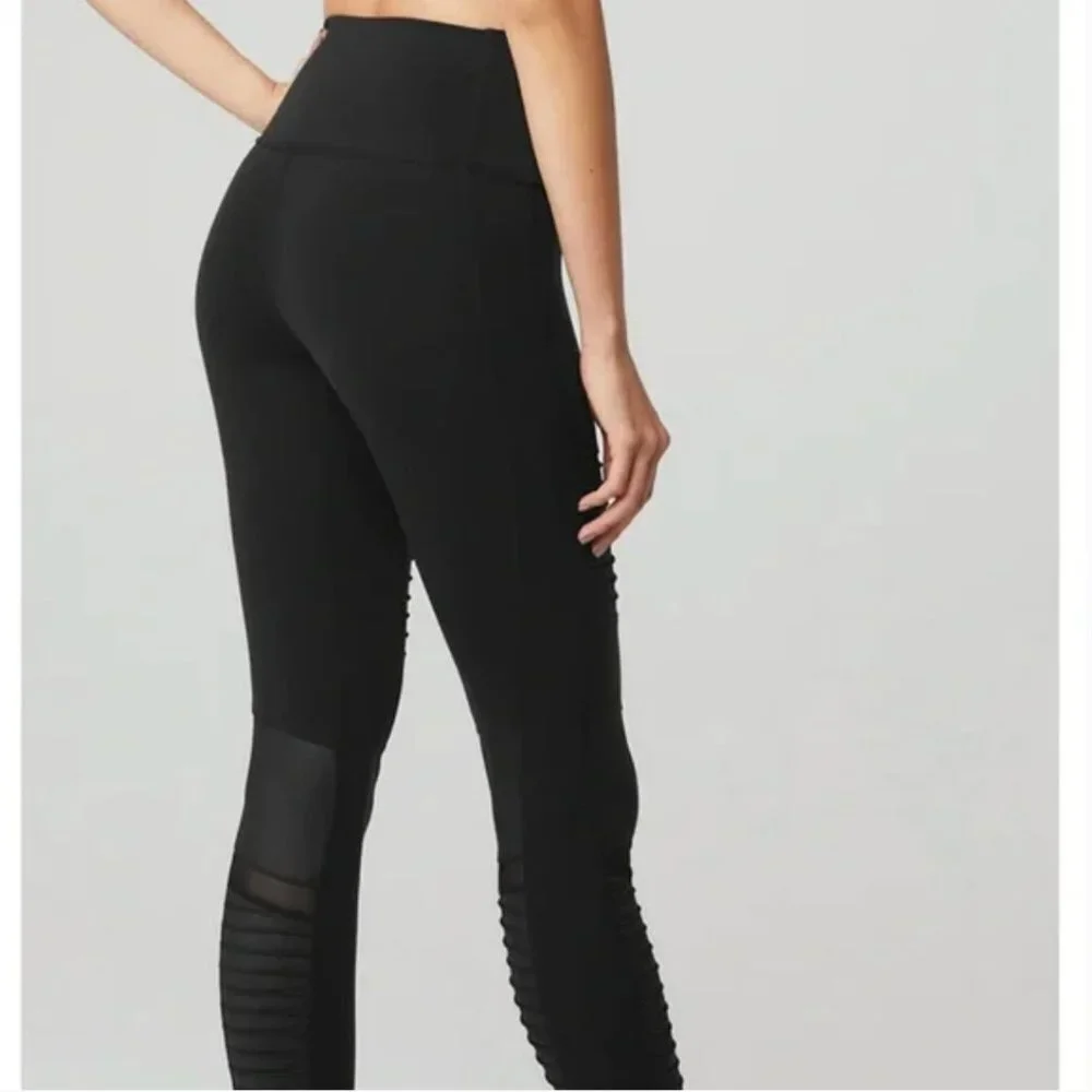 Alo yoga High-Waist Moto Legging small black